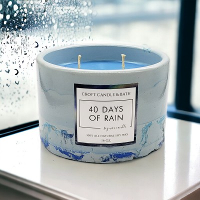 40 DAYS OF RAIN SOY CANDLE