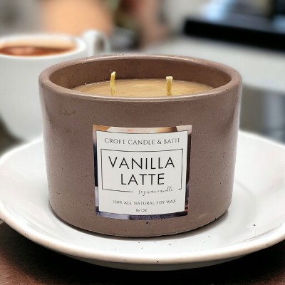 VANILLA LATTE SOY CANDLE
