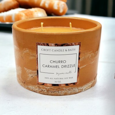 CHURRO CARAMEL DRIZZLE SOY CANDLE